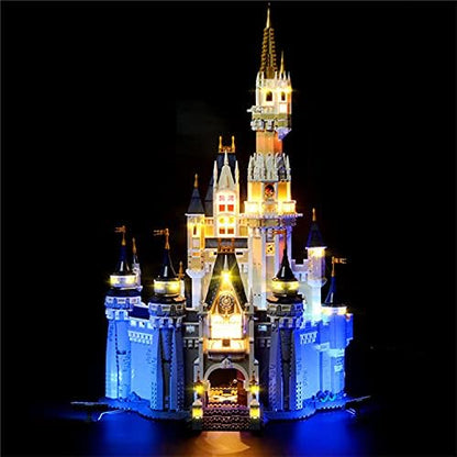 Version 2016 LED Light kit Compatible with Lego 71040 Disney Castle - Only for 71040 Cinderella Princess Castle (Model Set Not Included)