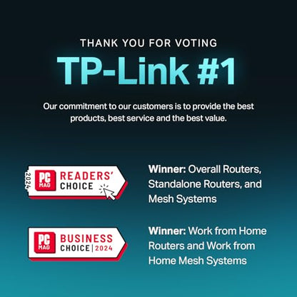 TP-Link Deco X55 AX3000 WiFi 6 Mesh System - Covers up to 6500 Sq.Ft, Replaces Wireless Router and Extender, 3 Gigabit Ports per Unit, Supports Ethernet Backhaul, Deco X55(3-Pack)