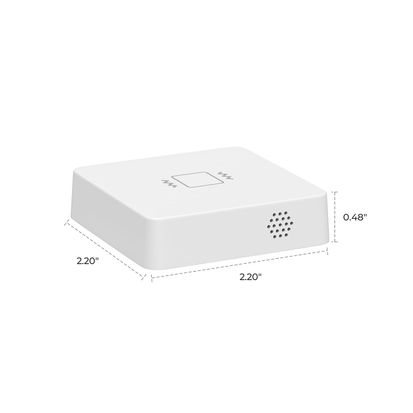 THIRDREALITY Zigbee Vibration Sensor, 110dB Alarm, Adjustable Sensitivity, Works with Echo, SmartThings, Home Assistant
