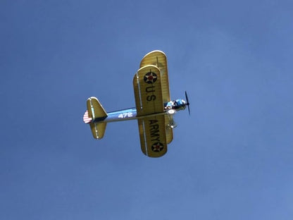 4CH Micro 450mm RC Foamy Indoor Outdoor Biplane Stearman PT-17 Kaydet (E2505-154E)