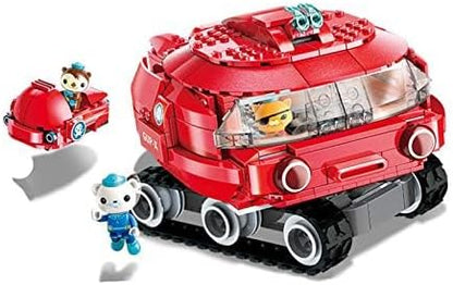 Building Block Ocean Adventure Octonauts GUP-X Launch and Rescue Vehicle &amp Barnacles Shellington Kwazii 395pcs Building Brick Set-No Package Box