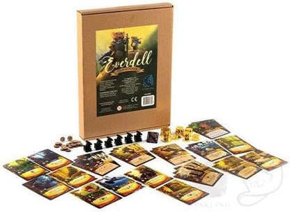 Everdell Glimmergold Upgrade Pack | Collectors Edition Components | Premium Metal Tokens Legendary Cards Rats &amp Deluxe D8 | Enhance Standard Edition