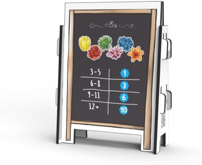 UP Games Floristry Board Game - Competitive Flower Auction &amp Storefront Design! Fun &amp Creative Strategy Game for Family Kids &amp Adults Ages 12+ 2 Players 20 Min Playtime