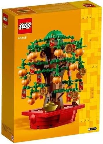 LEGO Money Tree Building Kit for Kids Aged 9 Plus Lunar New Year Gift for Boys and Girls Sparks Pretend Play Seasonal Decor 40648
