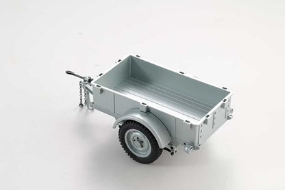 FMS FCX18 RC Cars Accessory for 1:18/1:12 RC Crawler Trucks - Utility Trailer Type A Silver