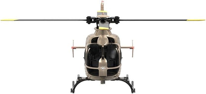 RC ERA C123 EC135 6CH RC Helicopter 1/36 Scale Military Aircraft Single-Rotor Gyroscopic Stabilization with Altitude Hold/One-Key Take Off for Beginners &amp Adults -RTF/2 Battery