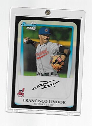 Francisco Lindor 2011 Bowman Draft Prospects Baseball Rookie Card #BDPP53 - Stored in a Protective Plastic Display Case!!