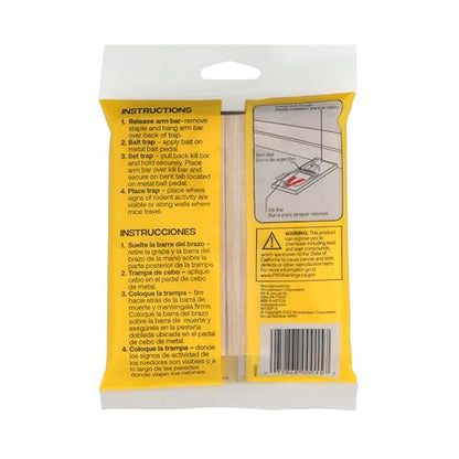 Victor Mouse Traps M150-12, Metal Pedal, Sustainably Sourced FSC Wood, Wooden Mouse Traps, 12 Medal Pedal Traps