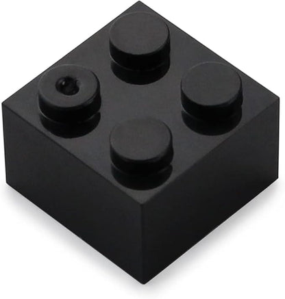 Feleph 2x2 Bricks Black 400 Pieces Parts Building Creative Play Blocks Set Toy Basic Accessories Compatible with 3003 Major Brick Brands