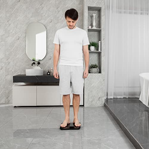 Etekcity Scale for Body Weight, Digital Bathroom Scales for People, Most Accurate to 0.05lb, Bright LED Display & Large Clear Numbers, Upgraded Quality for the Elderly Safe Home Use, 400 lbs