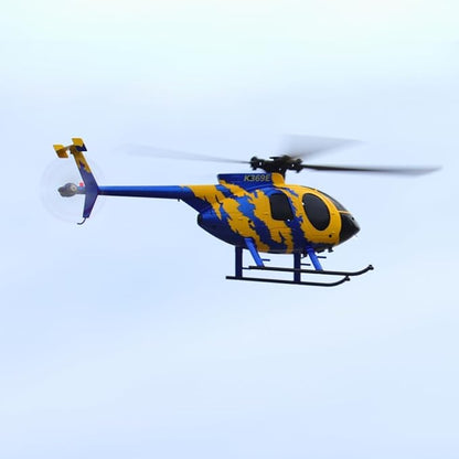 C184 MD500 RC Helicopter 2.4G 6-Gyro 4CH Stabilized Helicopter Remote Control Aircraft with Optical Flow Sensor for Adults Beginners Enthusiasts