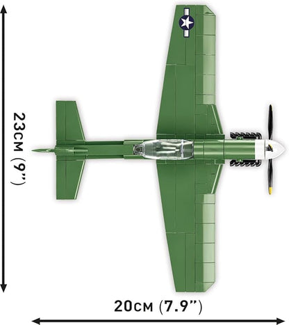 COBI Historical Collection North American P-51D Mustang Aircraft Building Set 150 Pieces