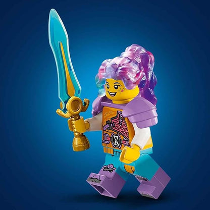Lego 71472 DREAMZzz Izzie's Narwhal Hot-Air Balloon Toy Sea Animal Toy Bunchu Rabbit Rescue GNOME Night Transformable Whale Figurine Gift for Girls and Boys from 7 Years Old