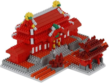 Nanoblock Shuri Castle construction toy NBM-030 multicolored