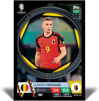 Topps Official Match Attax for 2024 European Football Championship - Tournament Box (30 Exclusive Packages)