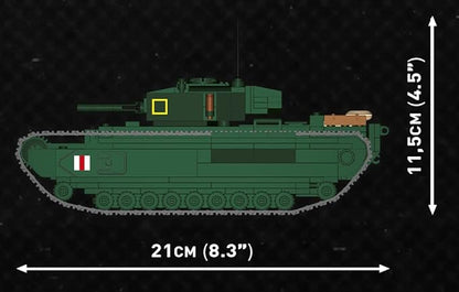 COBI Company of Heroes 3 Churchill Mk. III Tank Building Set 654 Pieces