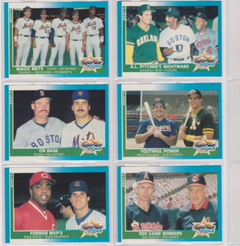 1987 Fleer Complete FACTORY Baseball Set (660 Cards) (Barry Bonds Rookie) (Bo Jackson Rookie) (Will Clark Rookie)(jose Canseco) ((Kirby Puckett Rookie) (Roger Clemens) (Dwight Gooden) ((Don Mattingly)