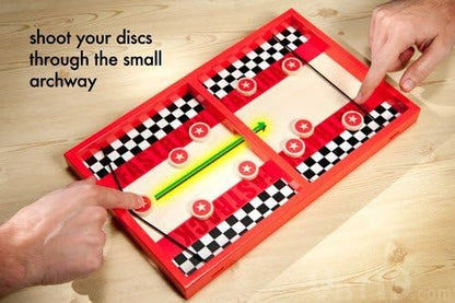 Fastrack Board Game by Blue Orange Games - The Original 2-Player Disc Slinging Fast Action Game.