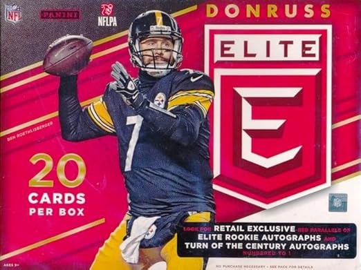 2016 Elite Football Donruss EXCLUSIVE Factory Sealed HANGER Box with AUTOGRAPH or MEMORABILIA Card! Look for RC’s &amp Autographs of Carson Wentz Dak Prescott Jared Goff Ezekiel Elliott &amp More