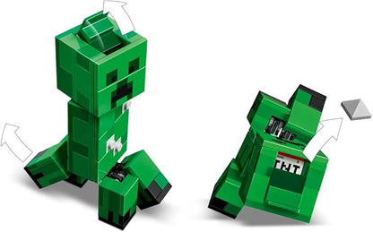 LEGO Minecraft 21281 Baby Pig’s Birthday Celebration – 351-Piece Build &amp Play Set with Creeper Baby Pig Fox Llama Cat Zombie Mobs + Buildable Cake (Ages 8+)