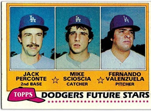 1981 Topps Los Angeles Dodgers Team Set with Fernando Valenzuela RC - 1981 World Series Champions - 29 MLB Cards