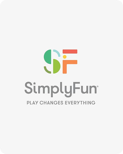 SimplyFun Math Room - Educational Game - Quick Thinking &amp Fun Games for Kids Ages 5 &amp Up - Fast Solving Addition &amp Subtraction Game - 2 to 4 Players