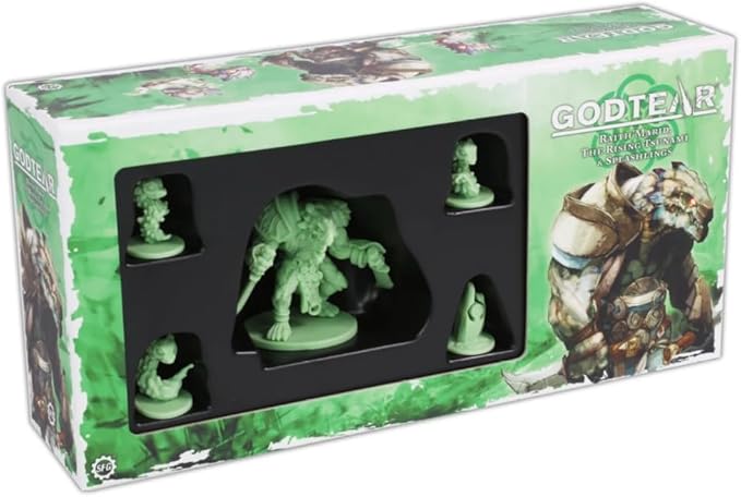 SFG Steamforged Games Godtear The Board Game Bundle: Raith'Marid Lorsann Rangosh and Blackjaw Expansion (4 Items)