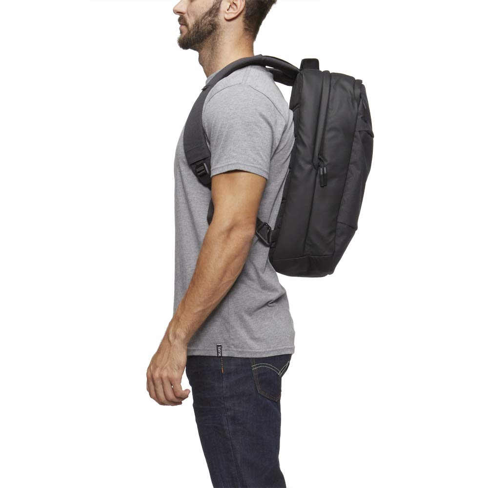 Incase Compact City Backpack – 18L Everyday Travel Tech Backpack and Laptop Bag for Work or School – Three Pockets, 16” Padded Laptop Sleeve, Quick Access Pocket – Black