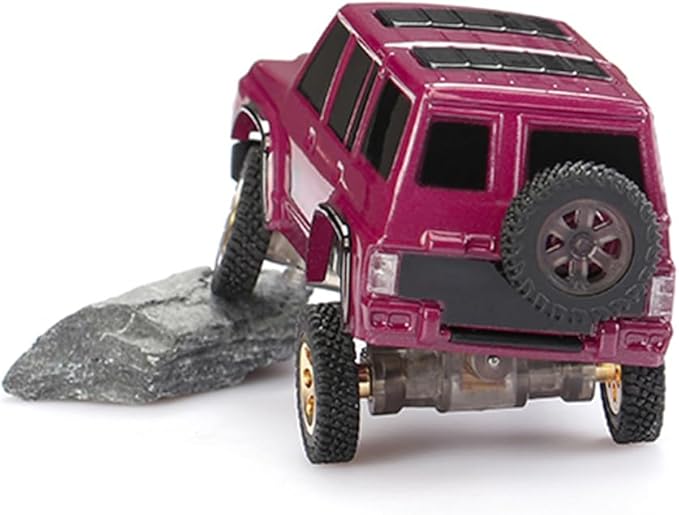 OY41-Y60 RC Rock Crawler 1/64 Scale 2.4G Full Proportional RC Electric Mini Crawler Model 15KM/H High Speed with Independent Suspension Gift for Adults - Red