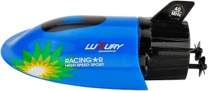 GoolRC Mini RC Submarine Boat Remote Control Waterproof Diving Toy (Blue)