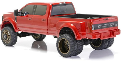 Helidirect CEN Racing 1/10 RC Crawler - F-450 SD KG1 Wheel Edition 4WD RTR Truck All-Terrain Water-Proof for RC Hobbyists Red Candy Apple