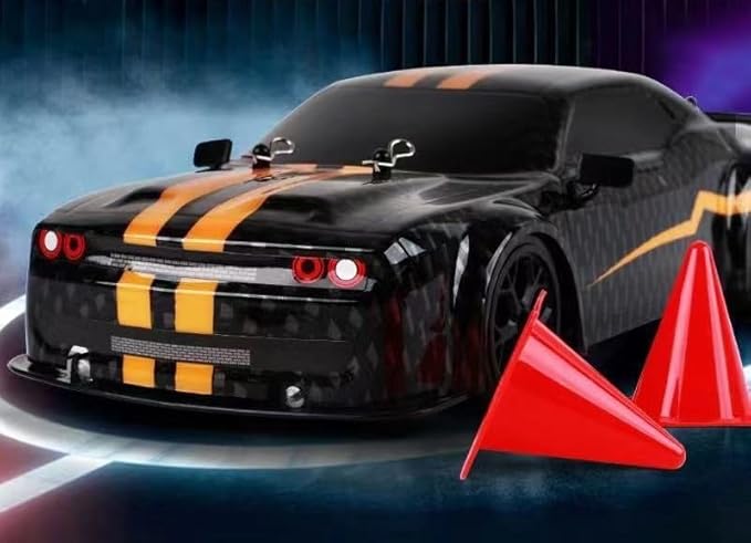 FelizWina-2.4G1:14High Speed Remote Control Drift Car2 Rechargeable BatteryLEDLight upup to 28Km/H4WD Racing Fast Drift RC Car Vehicle Toys for Boys Girls Xmas Birthday Gifts for Kids1