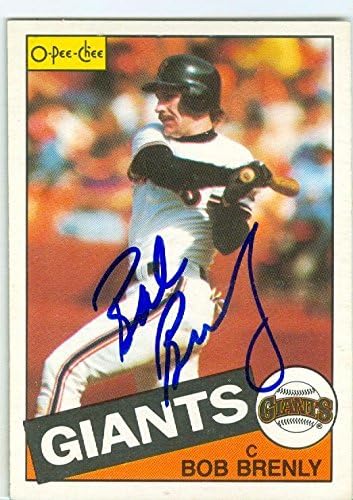 Sports Memorabilia Autograph Warehouse 245777 Bob Brenly Autographed Baseball Card - San Francisco Giants 1985 O Pee Chee - No. 215