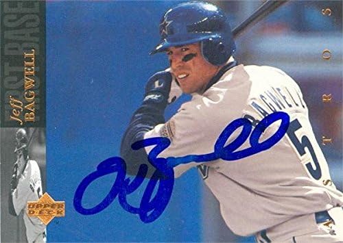 Sports Memorabilia Autograph Warehouse 302416 1994 Upper Deck Jeff Bagwell Autographed No.480 Baseball Card - Houston Astros