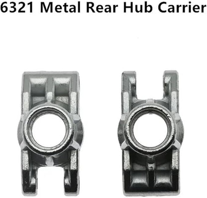 for SCY 16101 16102 16103 16201 16101 Pro 16102 Pro 16103Pro 16201Pro Metal Front Steering Cup Rear Hub Carrier 1/16 RC Car Upgrade Parts RC Accessories(Set)