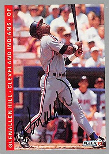 Sports Memorabilia Autograph Warehouse 244648 Glenallen Hill Autographed Baseball Card - Cleveland Indians FT 1993 Fleer - No. 592