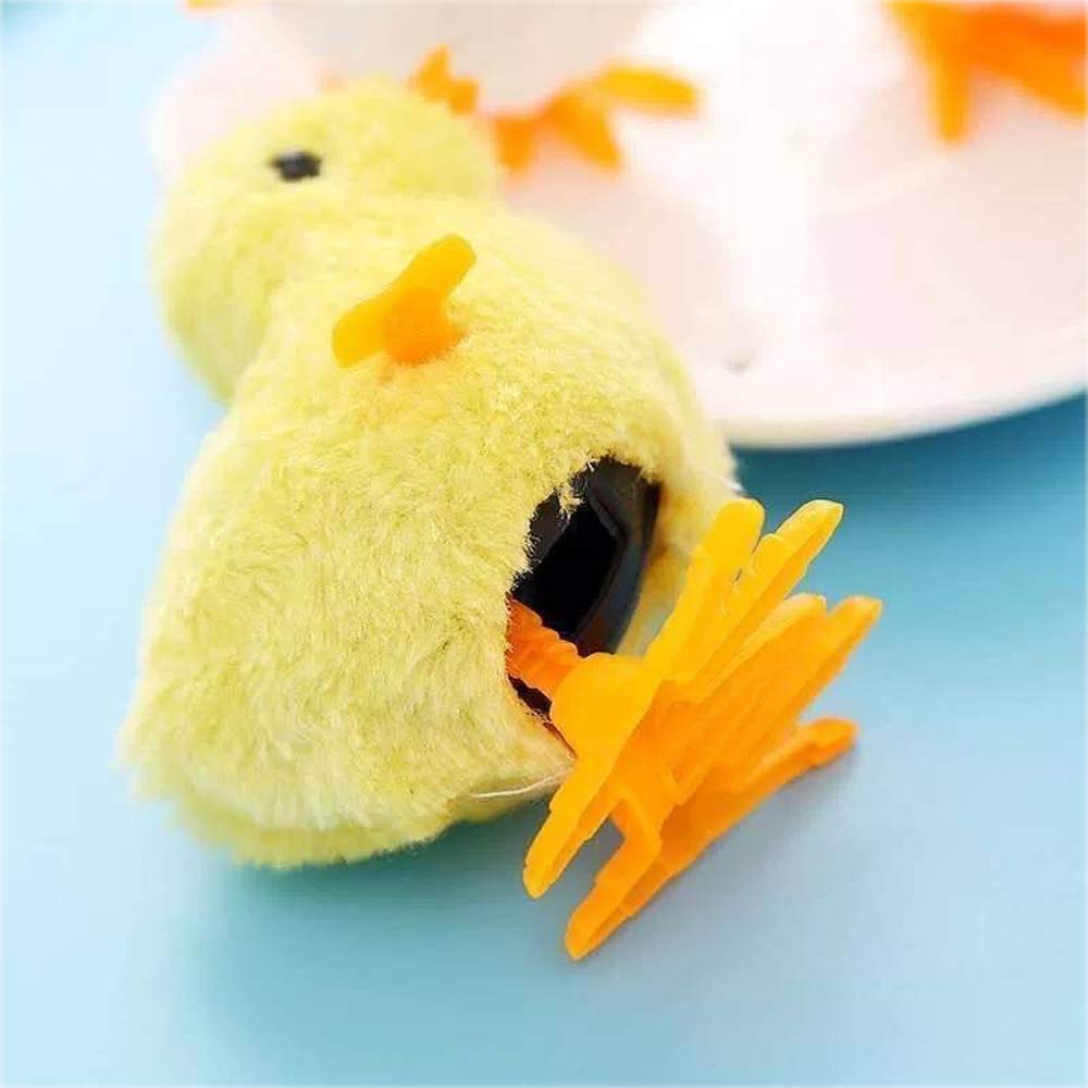 CICITOYWO Bunny and Jumping Chick Wind Up Toys Novelty Chicken Hopping Windup Toy for Kids Toddlers Adult Easter Egg Hunt Basket Stocking Stuffers Party Favors Goody Bag Fillers Gifts (Colorful-1)