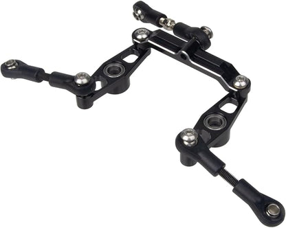 1/10 RC Car Aluminum Ball Bearing Crank Steering Arms Set for Tamiya TT-02 / TT-02D / TT-02E Racing Car Upgrade Parts