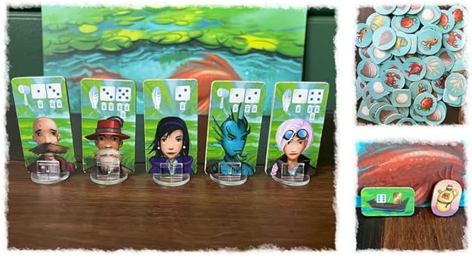 Above and Below: Haunted Board Game | Spooky Story Adventure | Red Raven Games | Light Strategy Village Building | 2–4 Players | Ages 8+ | Cards Dice &amp Ghostly Encounters
