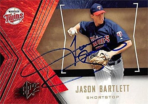 Sports Memorabilia Autograph Warehouse 245218 Jason Bartlett Autographed Baseball Card - Minnesota Twins 2005 Upper Deck - No. 47
