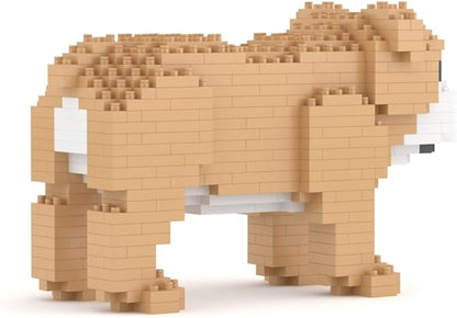 JEKCA English Bulldog Mini 01S | Mini Dog Plastic Building Blocks | Age 14+