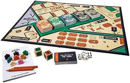 The Escape Game: Escape from Iron Gate - The Puzzle Completing Drawing Acting and Trading Prison Break Party Game by Pressman Multi Color