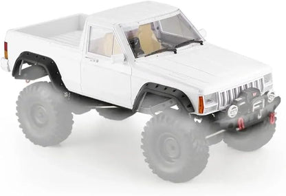 RC Car Hard Body Shell Kit313mm Wheelbase Cherokee Body Car Shell for 1/10 RC Crawler Axial SCX10 &amp SCX10 II 90046 90047 TRX4 Kit (White Pickup A)