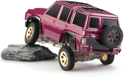 OY41-Y60 RC Rock Crawler 1/64 Scale 2.4G Full Proportional RC Electric Mini Crawler Model 15KM/H High Speed with Independent Suspension Gift for Adults - Red