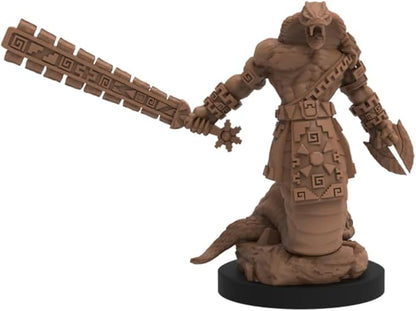 Epic Encounters: Chamber of The Serpent Folk - RPG Fantasy Roleplaying Tabletop Game with 20 Detailed Miniatures Double-Sided Game Mat &amp Game Master Adventure Book with Monster Stats 5E Compati