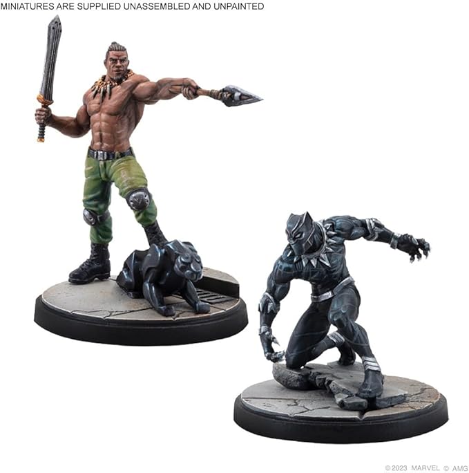 Marvel: Crisis Protocol Wakanda AFFILIATION PACK - Forge the Unstoppable Wakandan Team! Tabletop Superhero Game Ages 14+ 2 Players 90 Minute Playtime Made by Atomic Mass Games