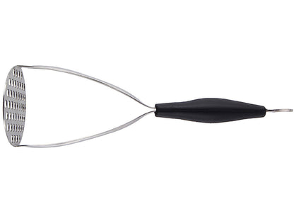 Joyoldelf Heavy Duty Stainless Steel Potato Masher, Professional Integrated Masher Kitchen Tool & Food Masher/Potato Smasher with Silicone Handle, Perfect for Bean, Vegetable, Fruits, Avocado, Meat