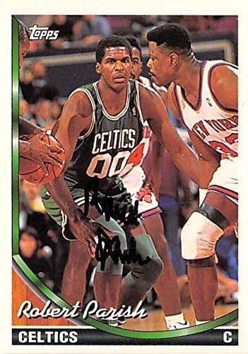 Autograph Warehouse 291483 1993 Topps Robert Parish Autographed No.142 Basketball Card - Boston Celtics