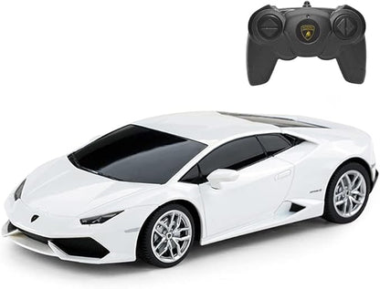 RASTAR Lamborghini HURACÁN LP610-4 RC Car Radio Remote Control 1/24 Scale (White)