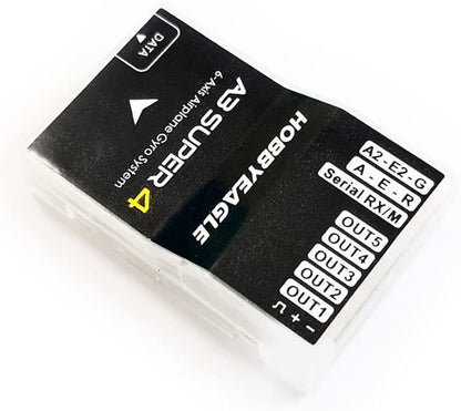 HOBBYEAGLE A3 Super 4 6-Axle Airplane Gyro Flight Controller Stabilizer RC Plane Gyro Stabilizer for RC Fixed-Wing Airplane Model Plane FPV